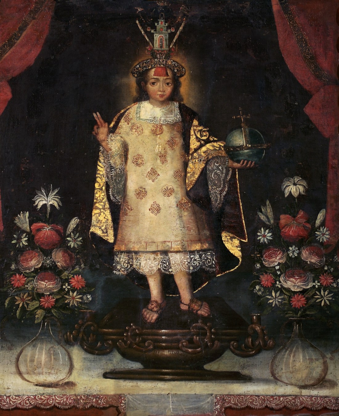 Anonymous, Infant Christ of Huanca Dressed as an Inca, first half of the 18th century.