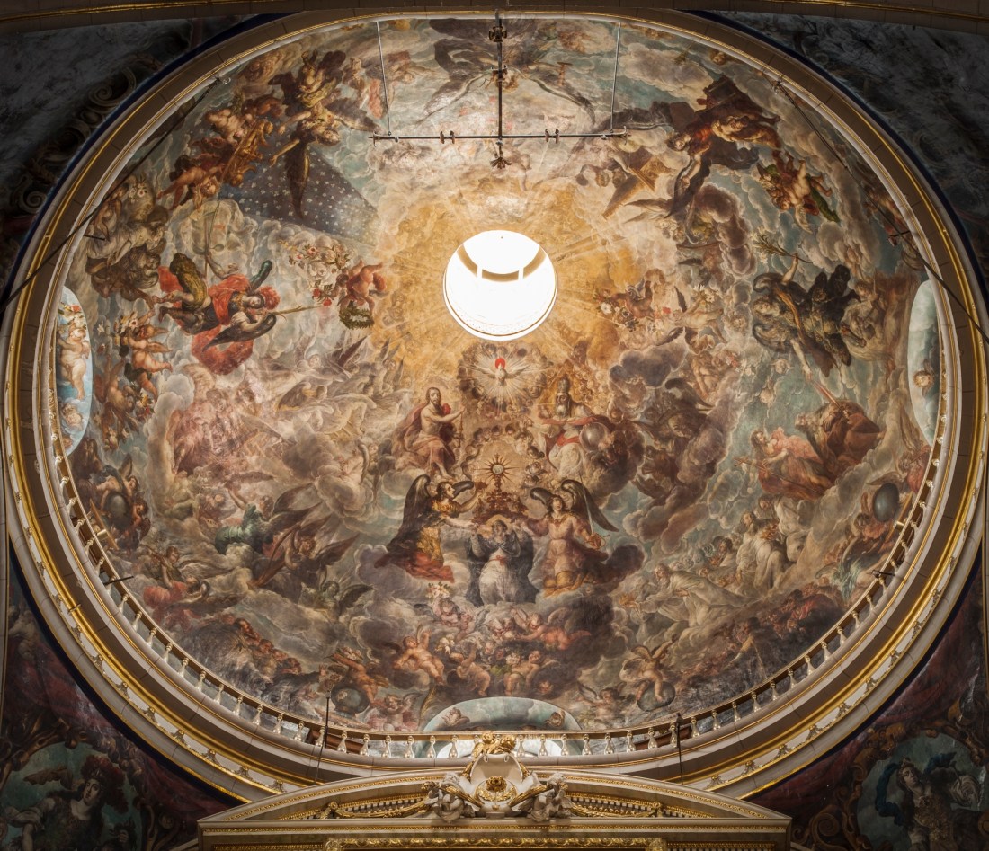 Cristobal de Villalpando, Glorification of the Virgin (Puebla Cathedral), 1688-89.