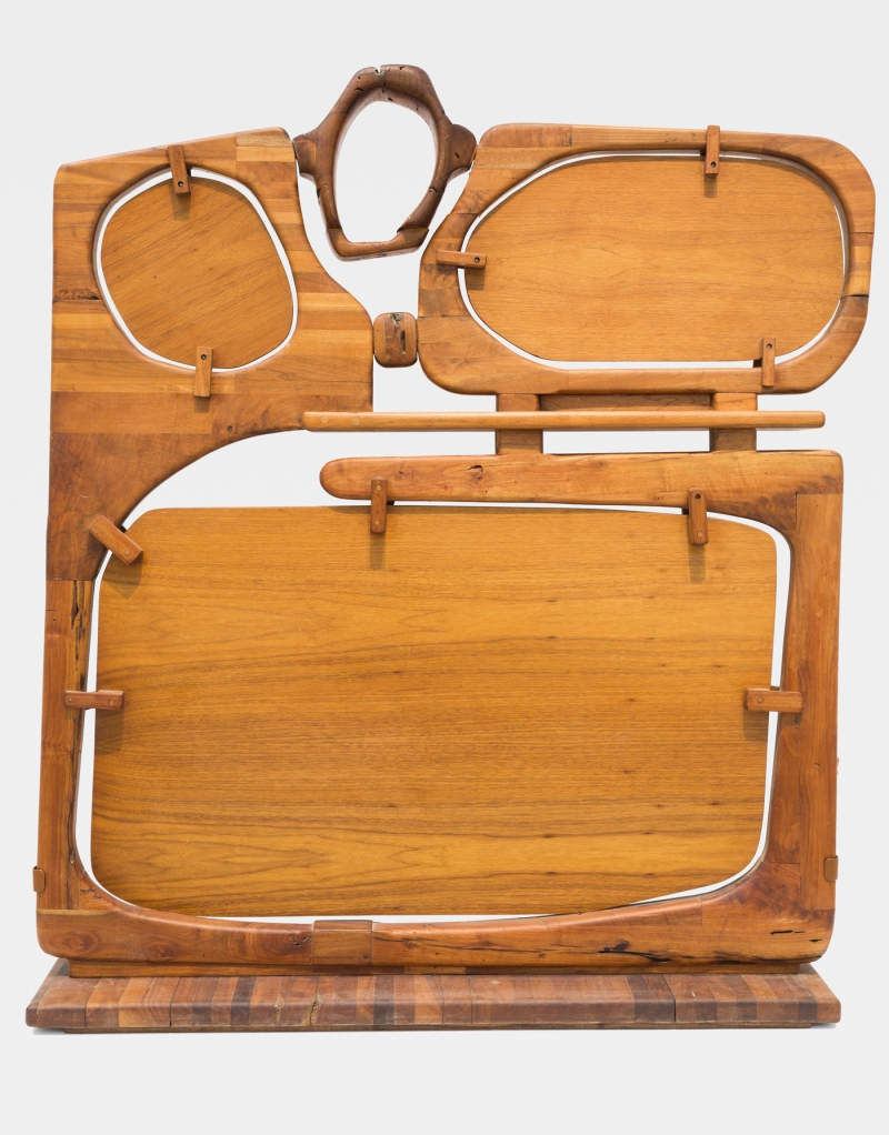 Noah Purifoy, Untitled (Bed Headboard), 1958.