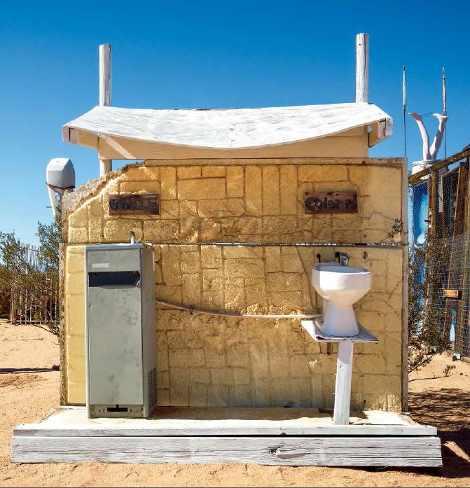 Noah Purifoy, White/Colored, 2000.