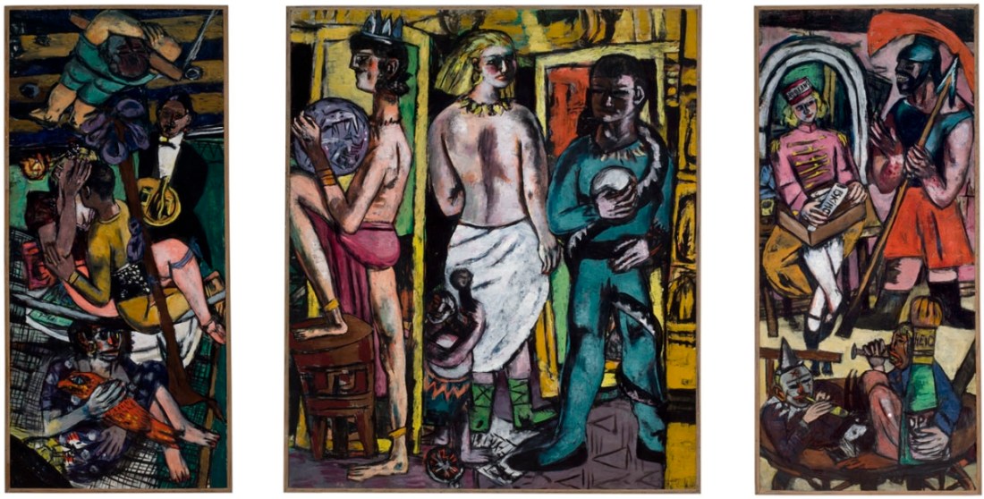 Max Beckmann, Acrobats, 1939.