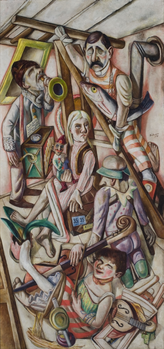 Max Beckmann, The Dream, 1921.