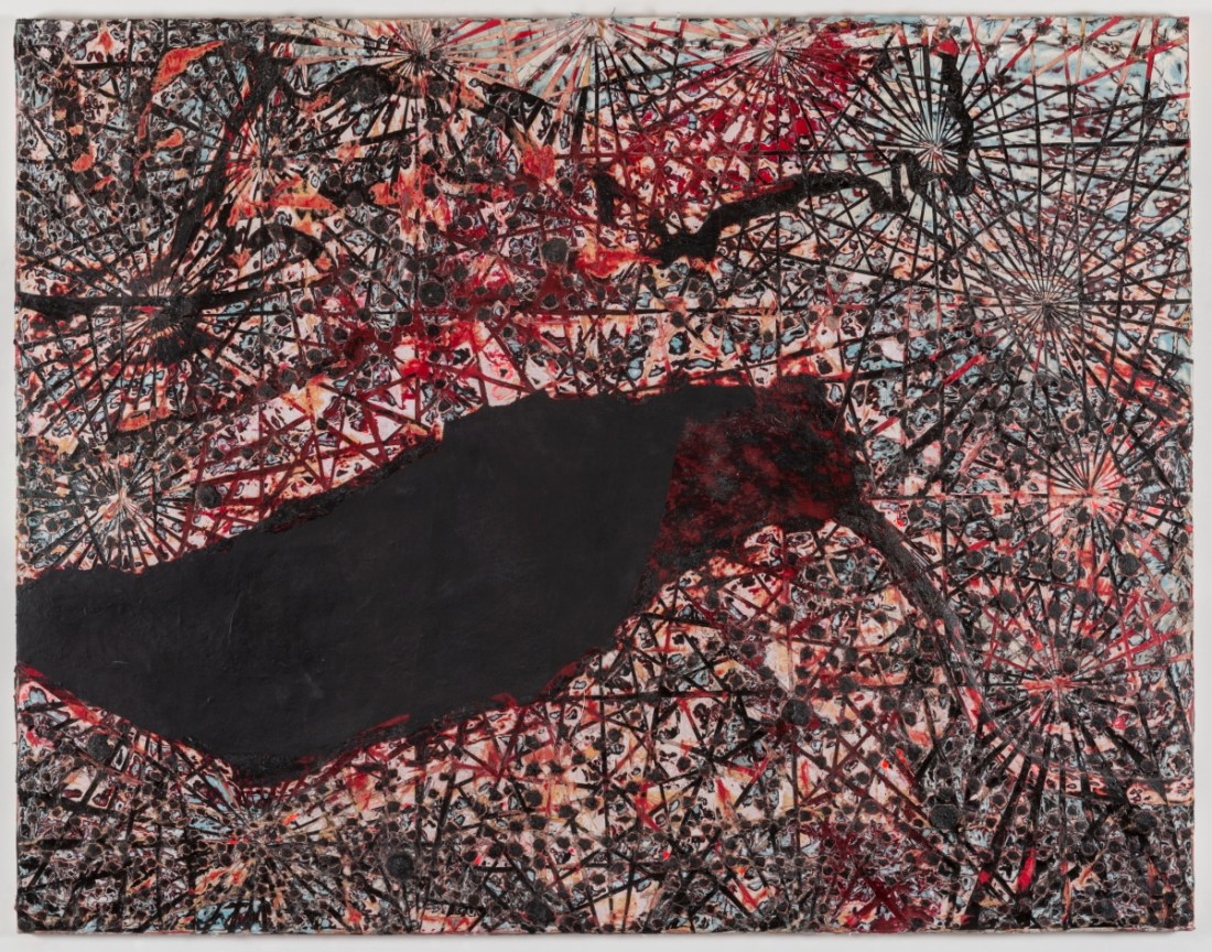 Mark Bradford, Dead Hummingbird, 2015.