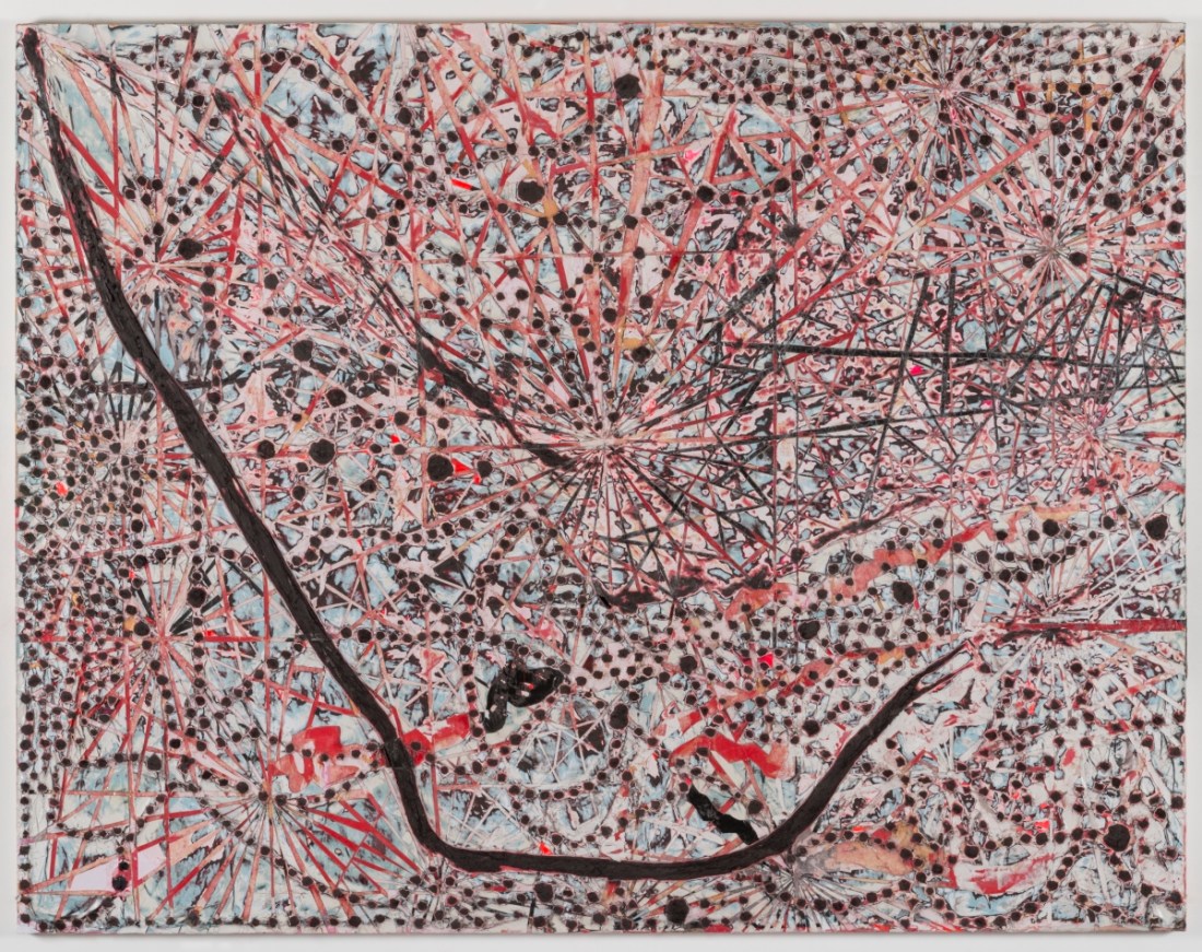 Mark Bradford, Lights and Tunnels, 2015.