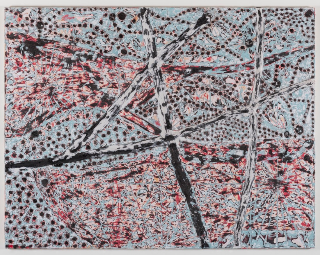 Mark Bradford, The Next Hot Line, 2015.