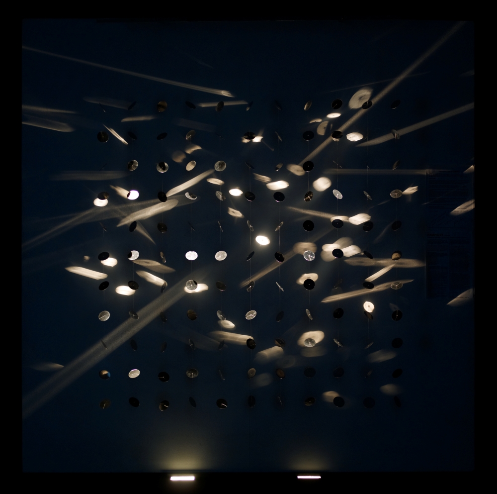 Julio Le Parc, Continuel-lumière mobile (Continuous light mobile or Unceasing Light Mobile), 1960–66.