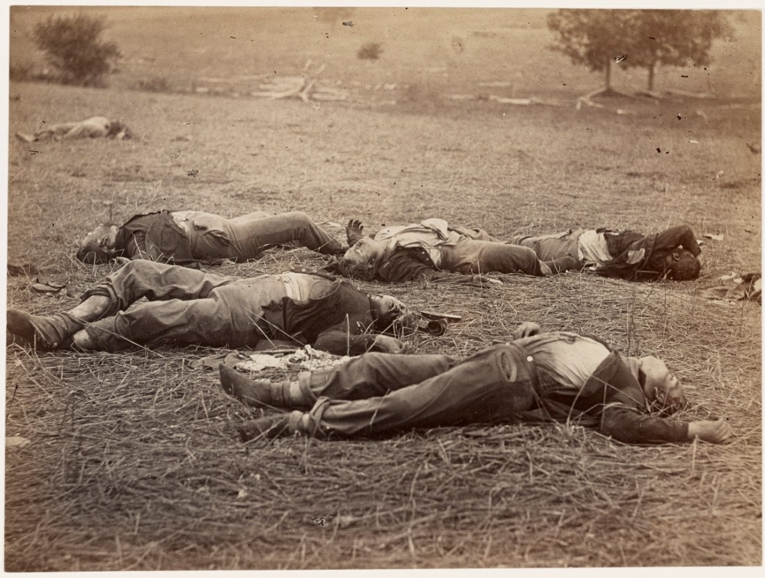 Alexander Gardner and Timothy O'Sullivan, Field Where General Reynolds Fell, Gettysburg, July, 1863.