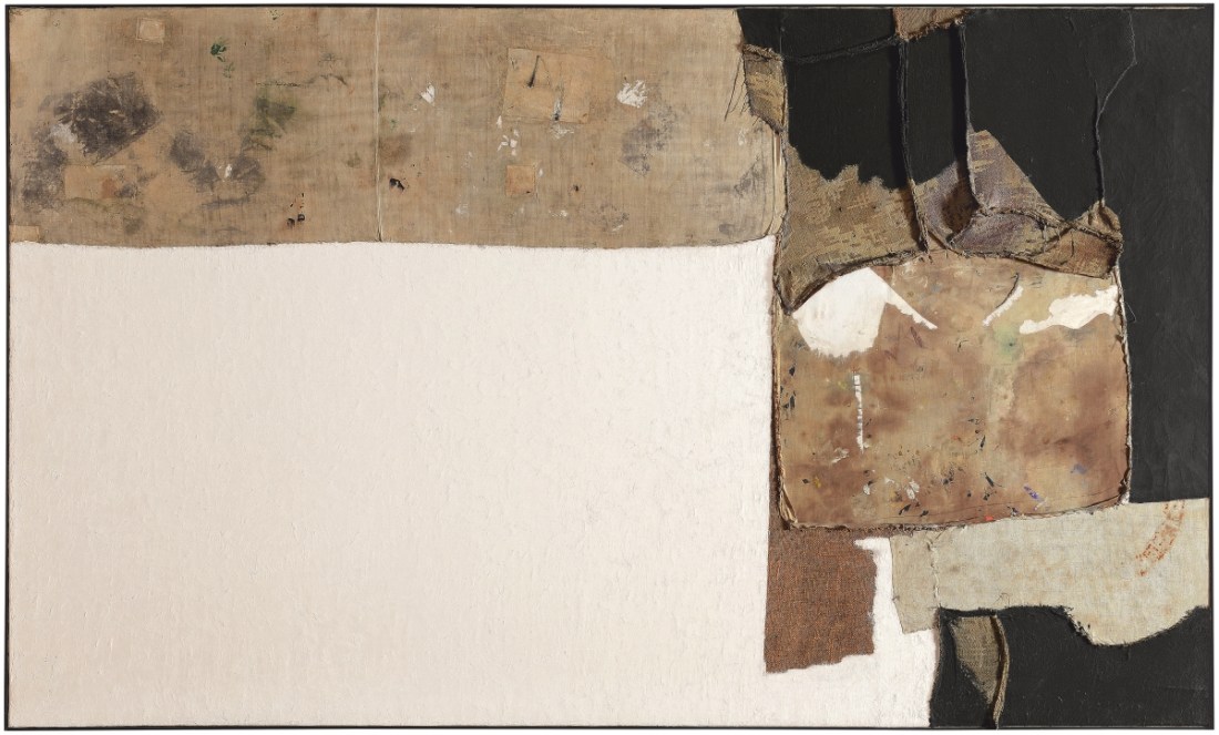 Alberto Burri, Grande bianco (Large White), 1952.