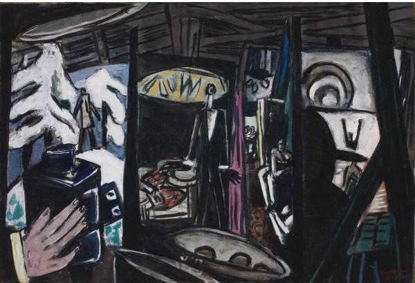 Max Beckmann, Film Studio, 1933.