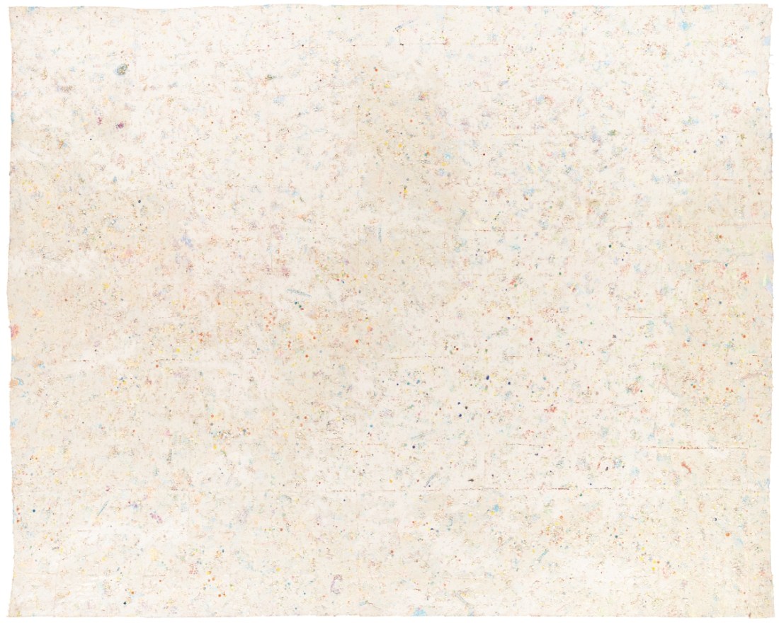 Howardena Pindell, Carnival at Ostende, 1977.