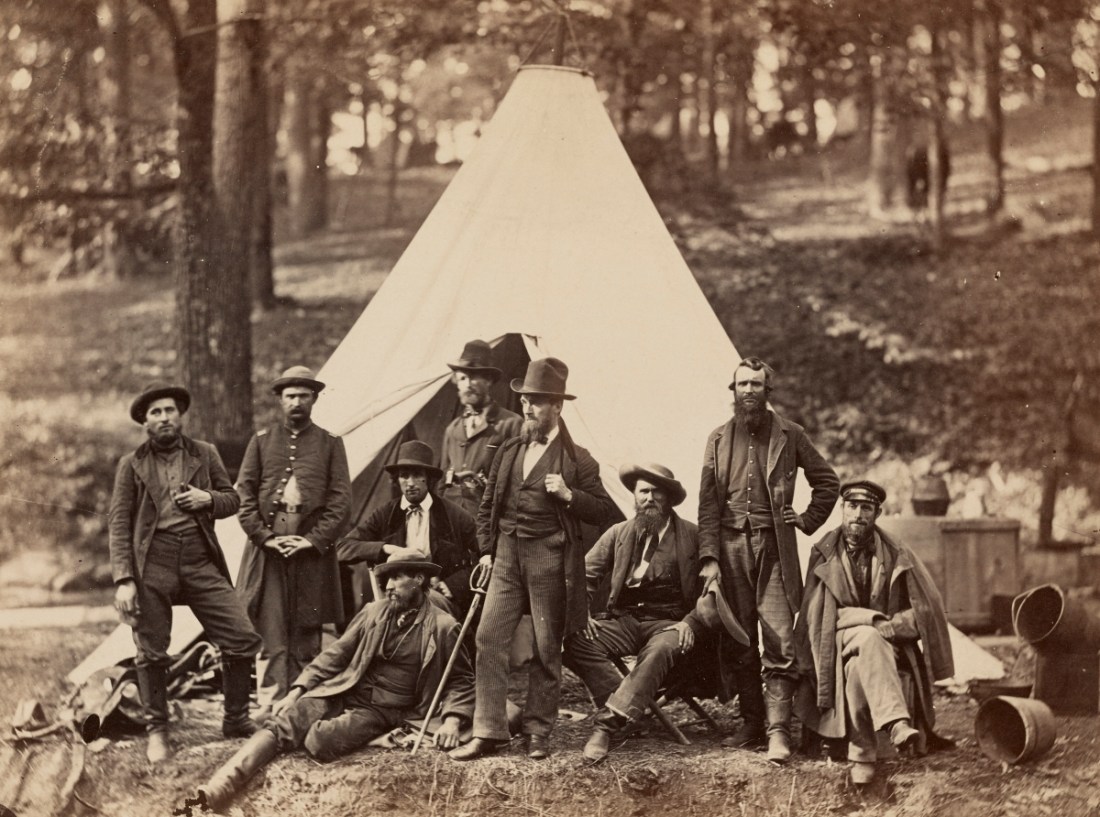 Alexander Gardner, Scouts and Guides to the Army of the Potomac, Berlin, MD, October, 1862. 