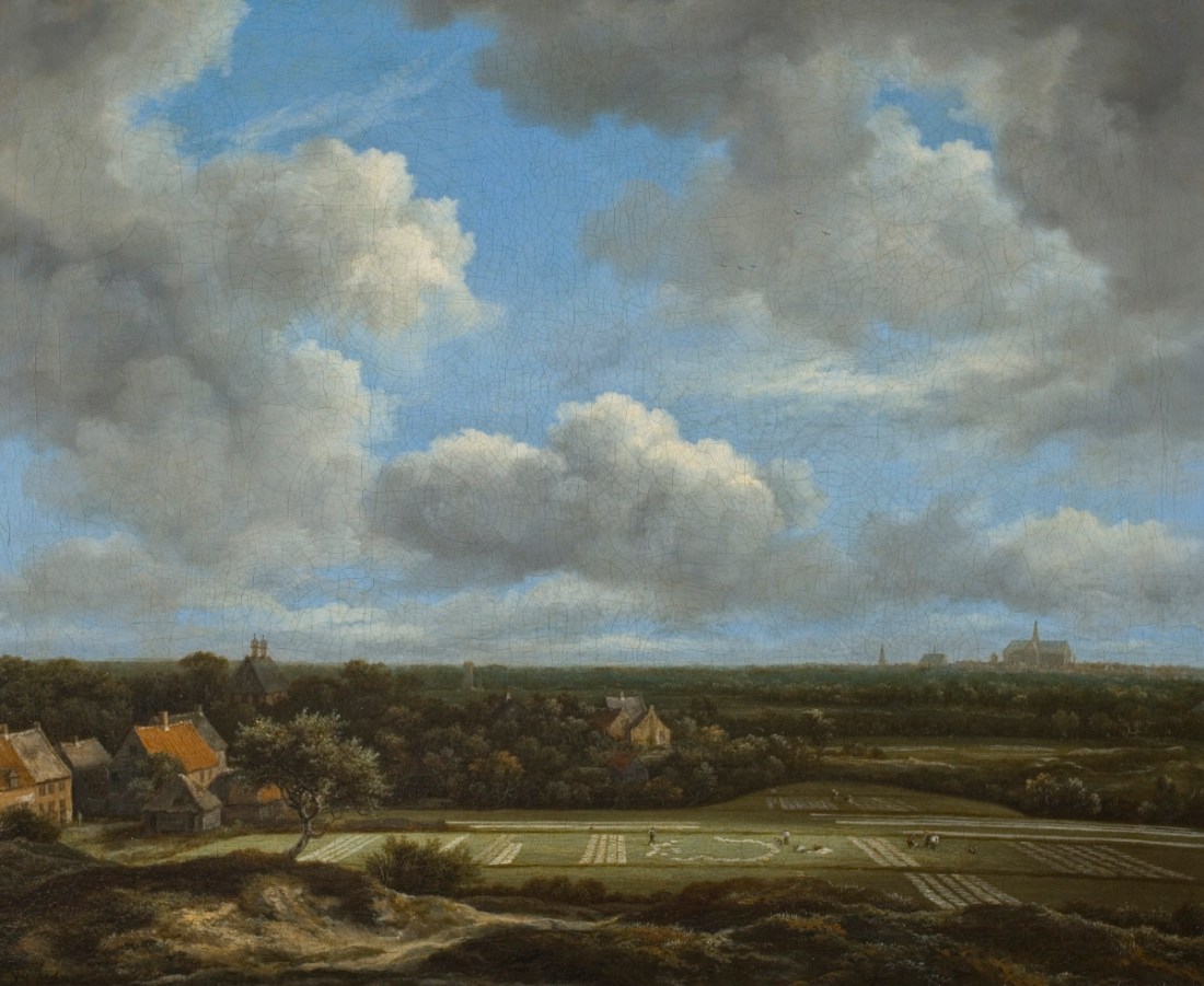Jacob van Ruisdael, View of the Plain of Haarlem with Bleaching Grounds, ca. 1660-63.