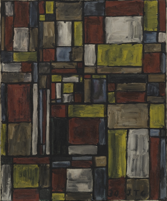 Joaquín Torres García. Estructura en color (Color structure), 1930.