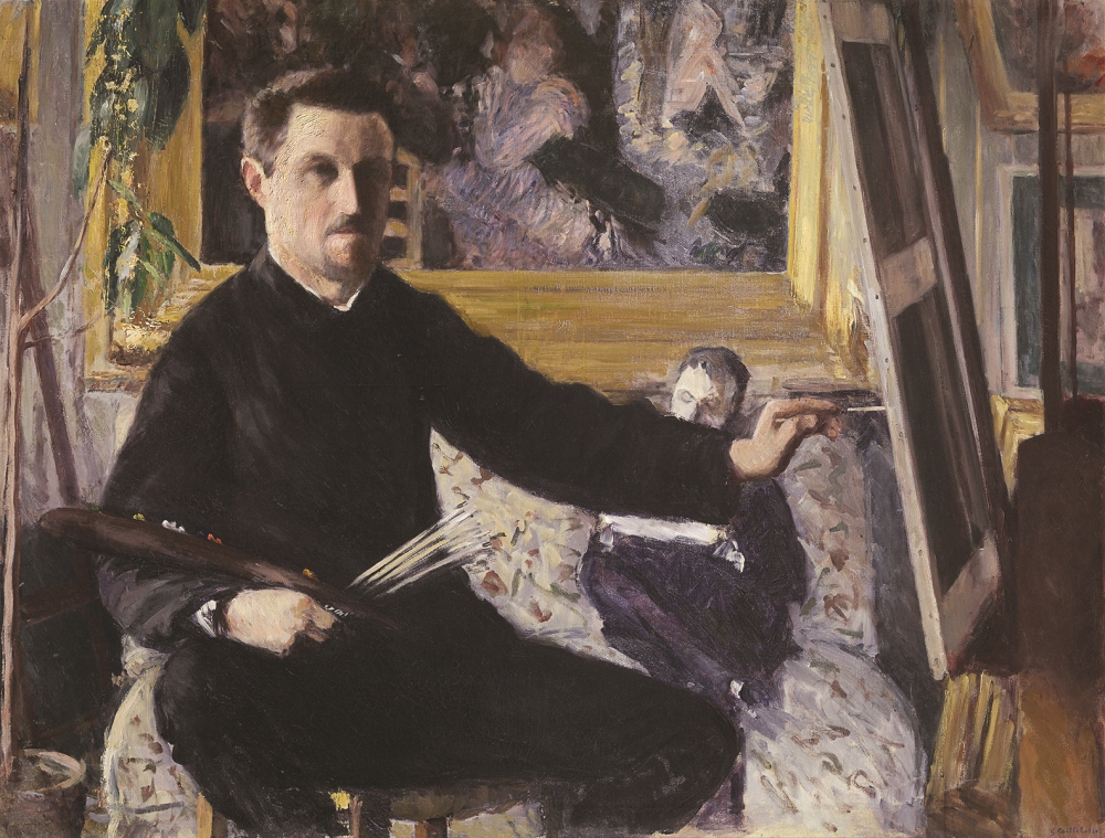 Gustave Caillebotte, Self-Portrait at the Easel, 1879-80.