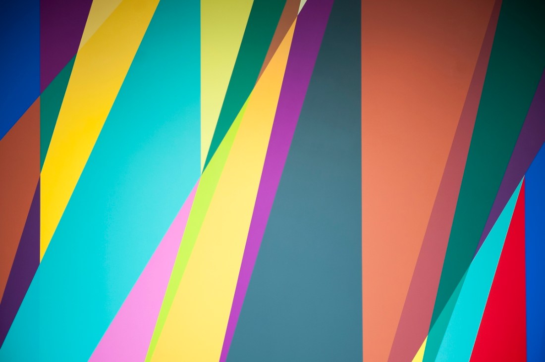 Odili Donald Odita, Shadow and Light (for Julian Francis Abele), 2015.