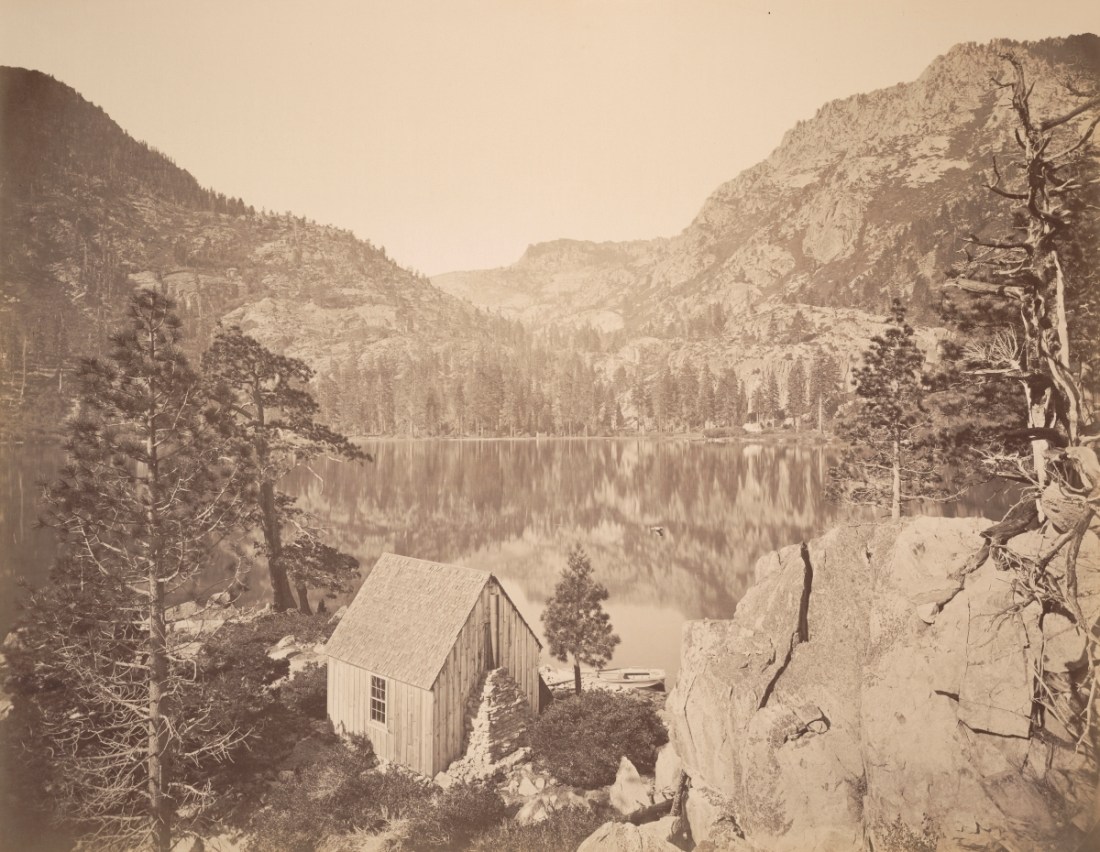 Carleton Watkins, Emerald Bay from the Island, Lake Tahoe, El Dorado County, 1876.