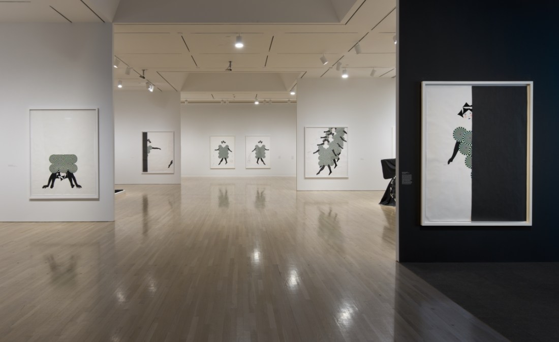 Installation view of UH-OH: Frances Stark 1991-2015. October 11, 2015–January 24, 2016. Hammer Museum, Los Angeles. Photo by Brian Forrest. 