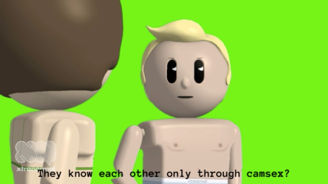 Frances Stark, My Best Thing (still), 2011.