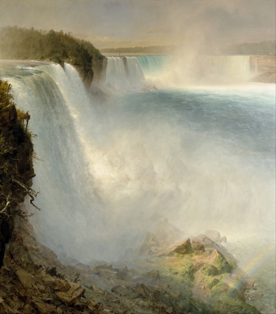 Frederic Edwin Church, Niagara Falls from the American Side, 1867.