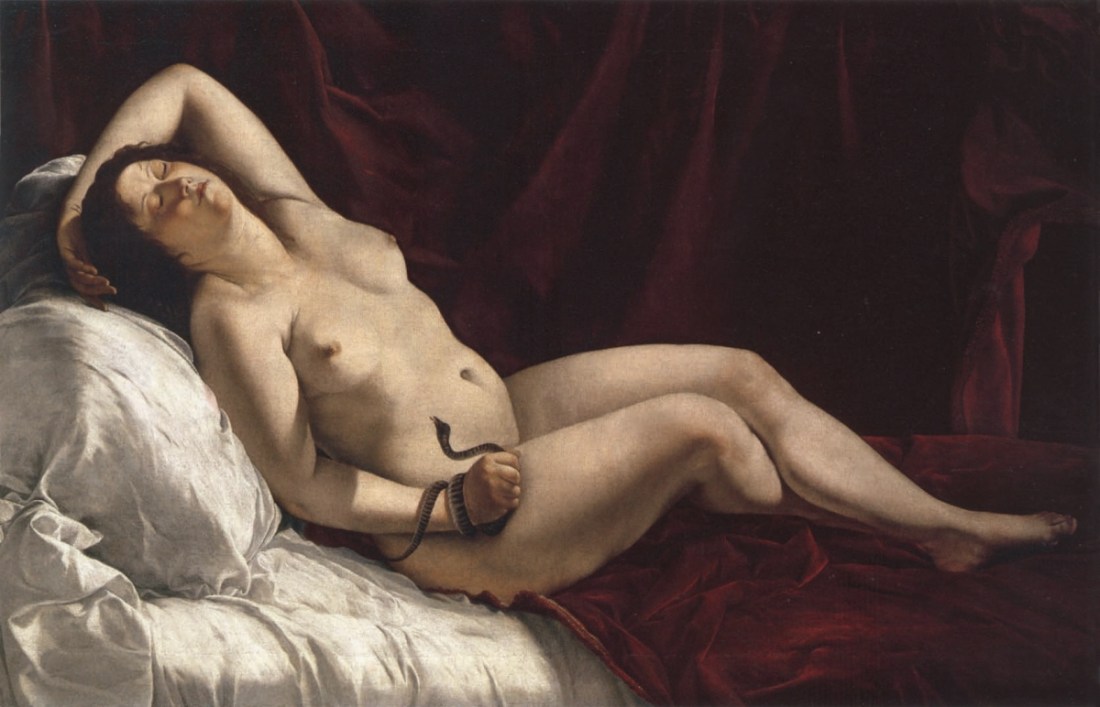 Orazio Gentileschi, Cleopatra, ca. 1610.