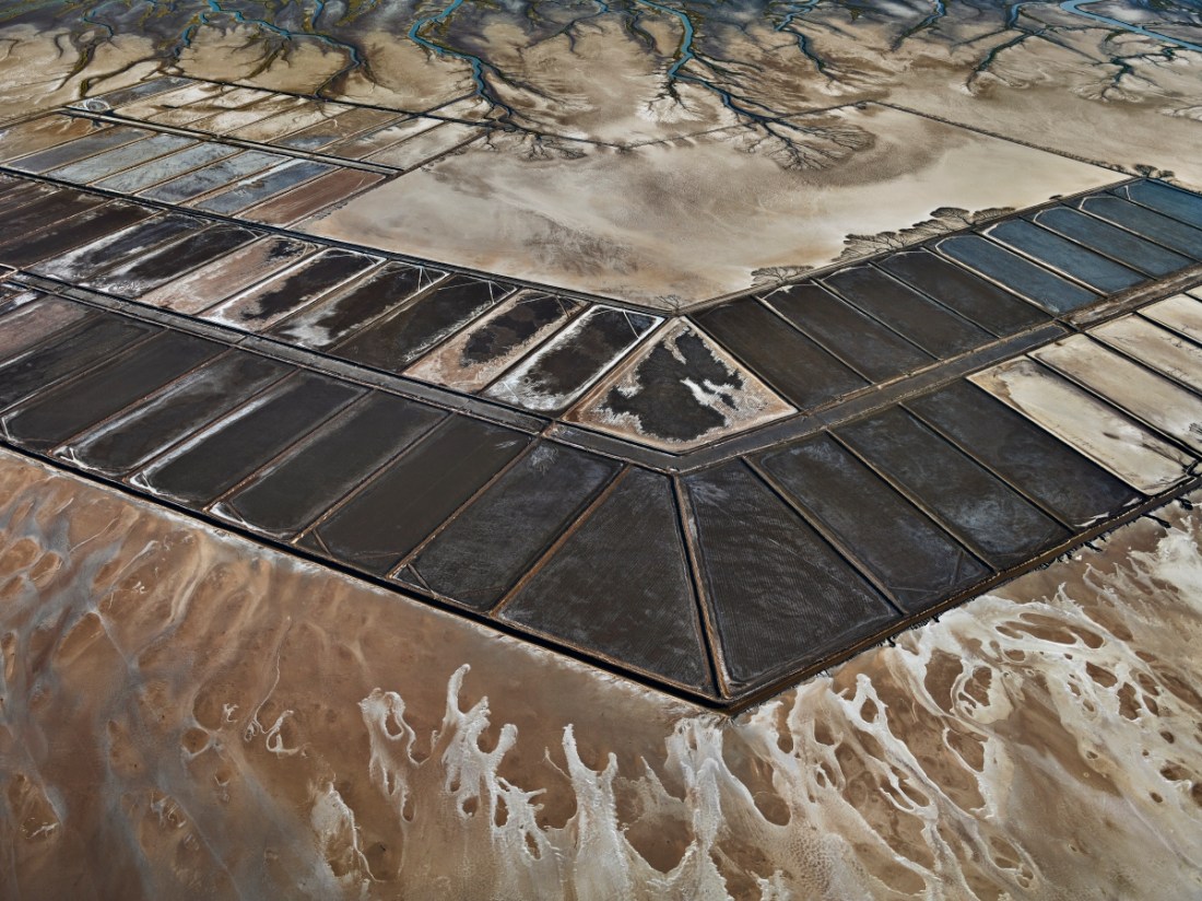 Edward Burtynsky, Colorado River Delta #7, Abandoned Shrimp Farm, Sonora, Mexico, 2012.