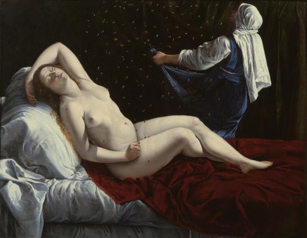 Artemisia Gentileschi, Danae, c. 1612.