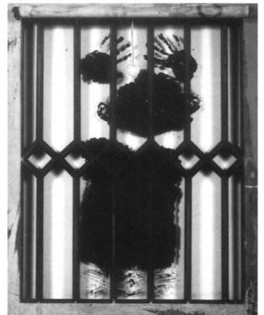 David Hammons, Black Boy's Window, 1969.