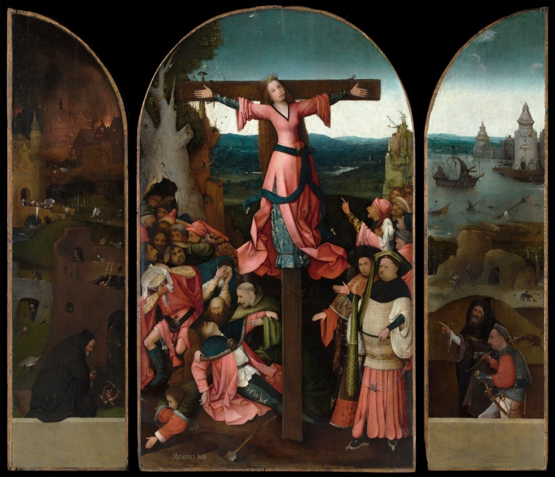 Hieronymous Bosch, St. Wilgefortis Triptych, after treatment, ca. 1495-1505.
