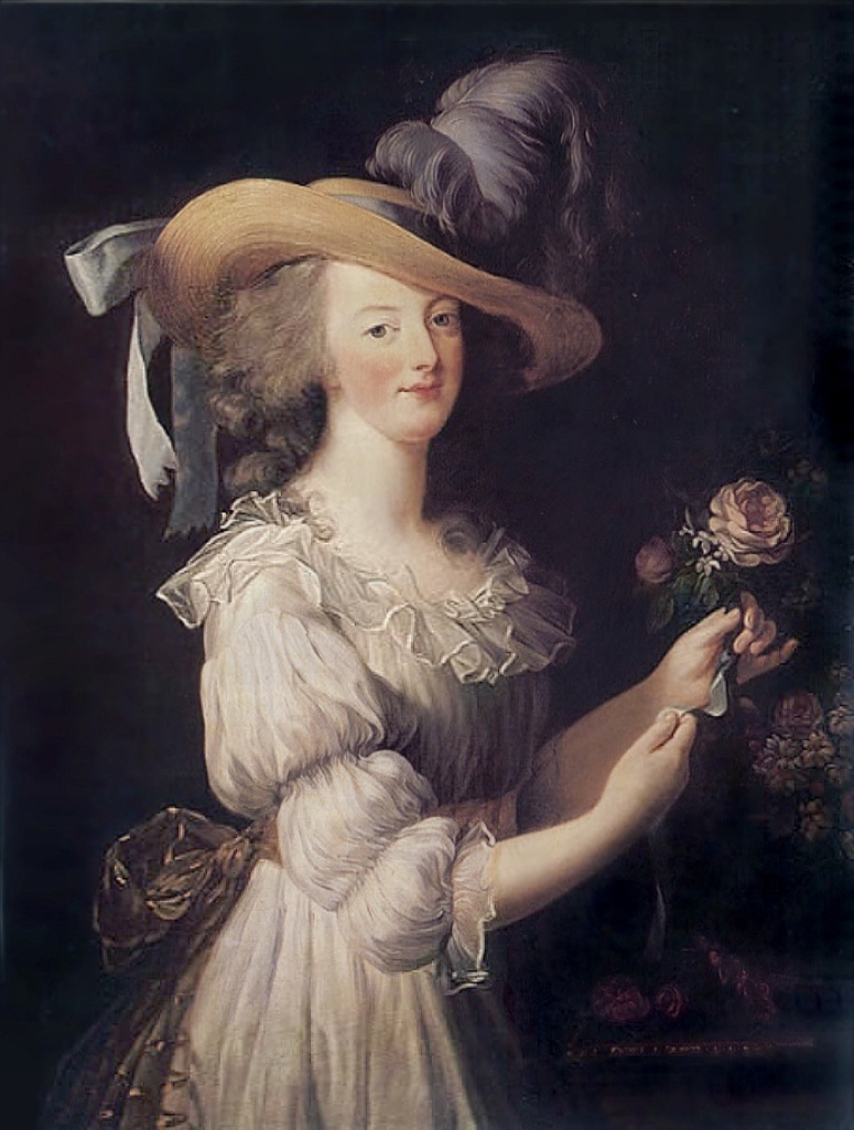 Elisabeth Louise Vigée Le Brun, Marie Antoinette in a Chemise Dress, 1783.