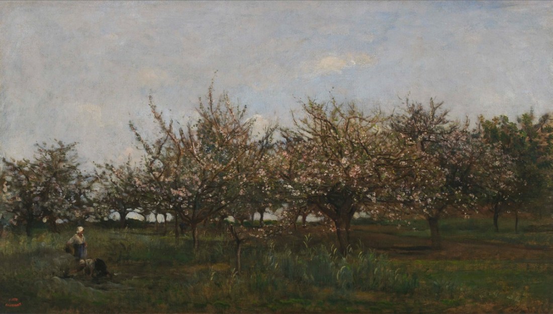 Charles-Francois Daubigny, Apple Trees in Normandy, c. 1865-67.