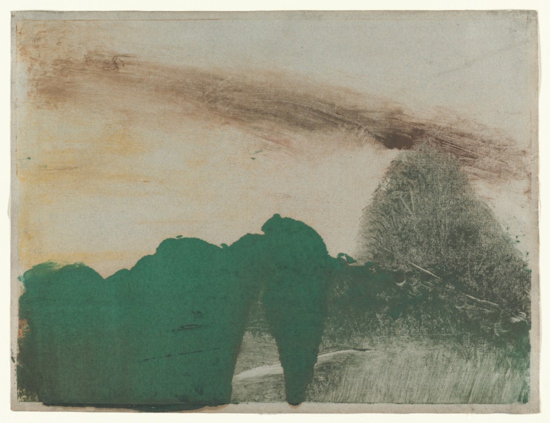 Edgar Degas, Forest in the Mountains, c. 1890.