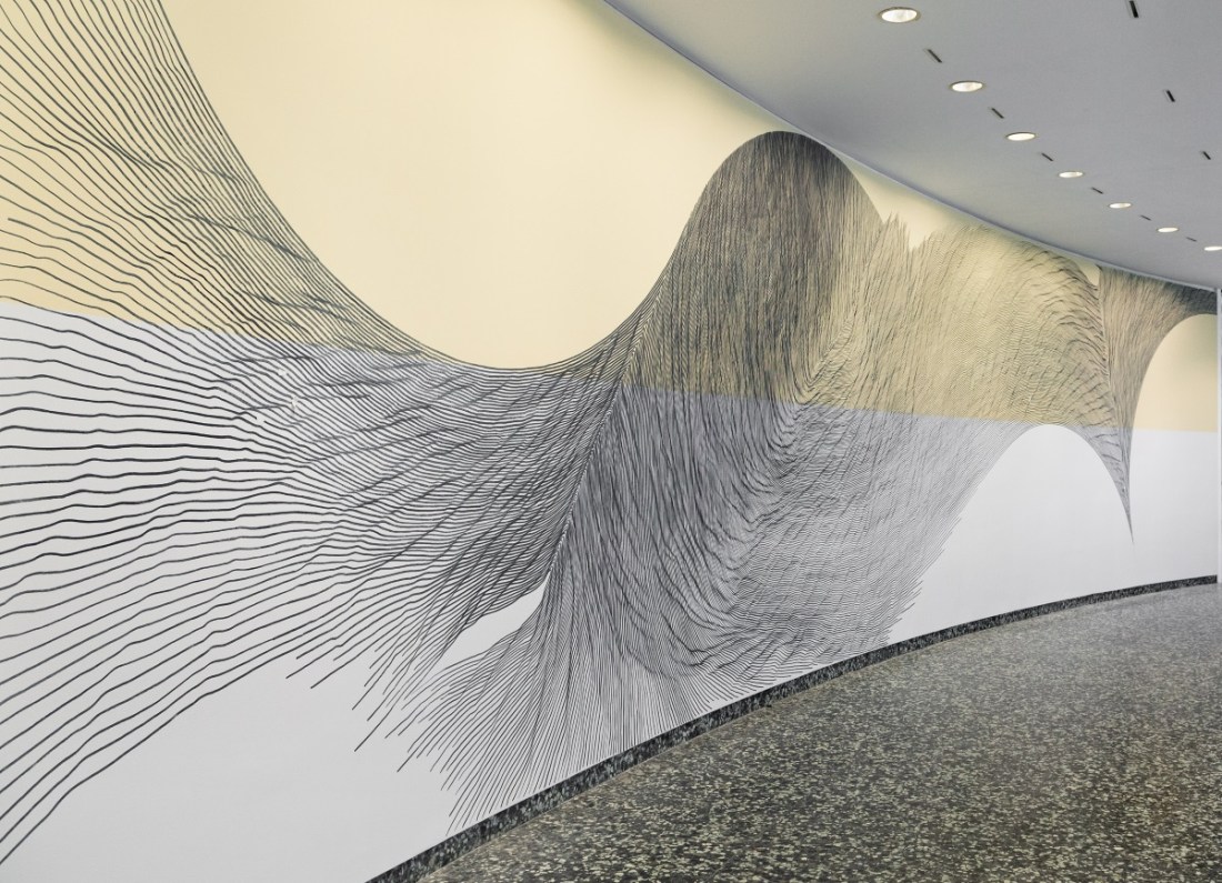 Linn Meyers, Our View From Here, 2016.