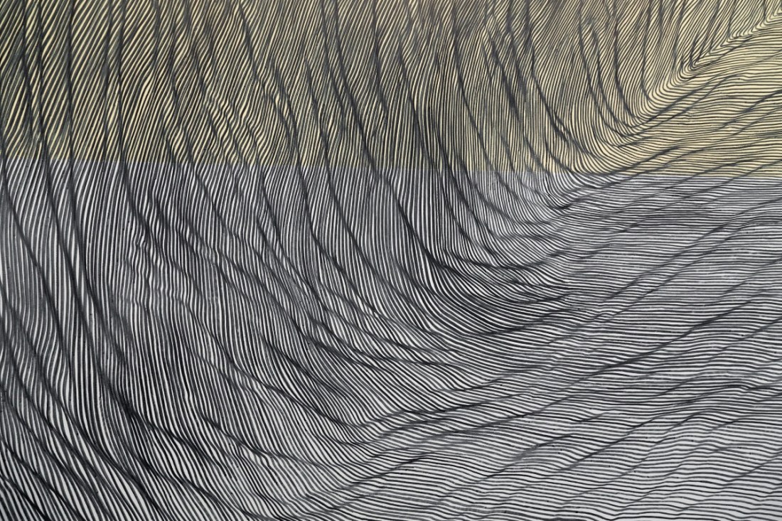 Linn Meyers, Our View From Here, 2016.