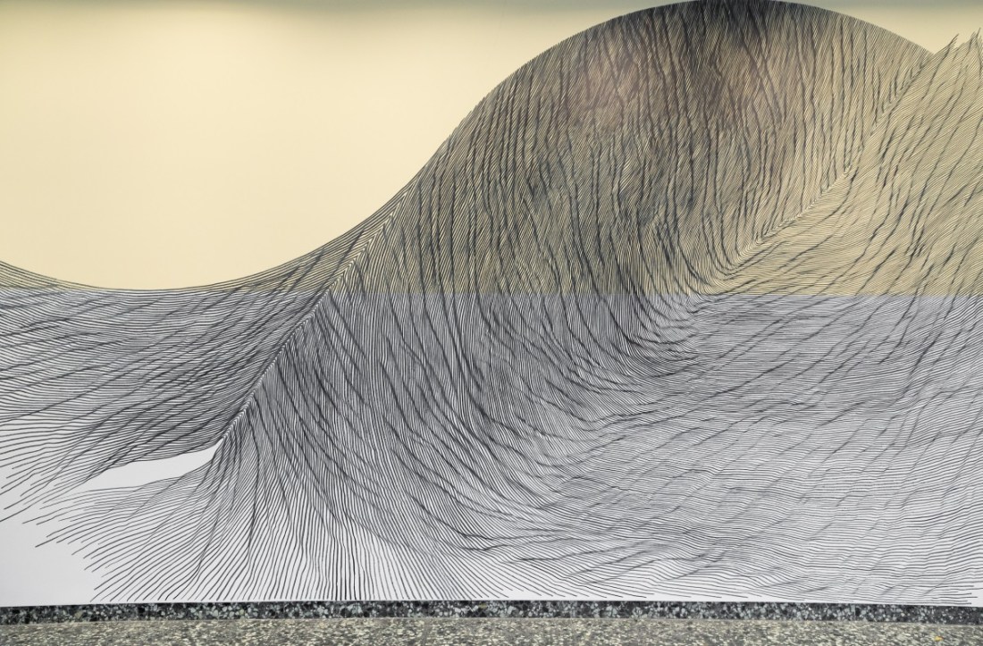 Linn Meyers, Our View From Here, 2016.