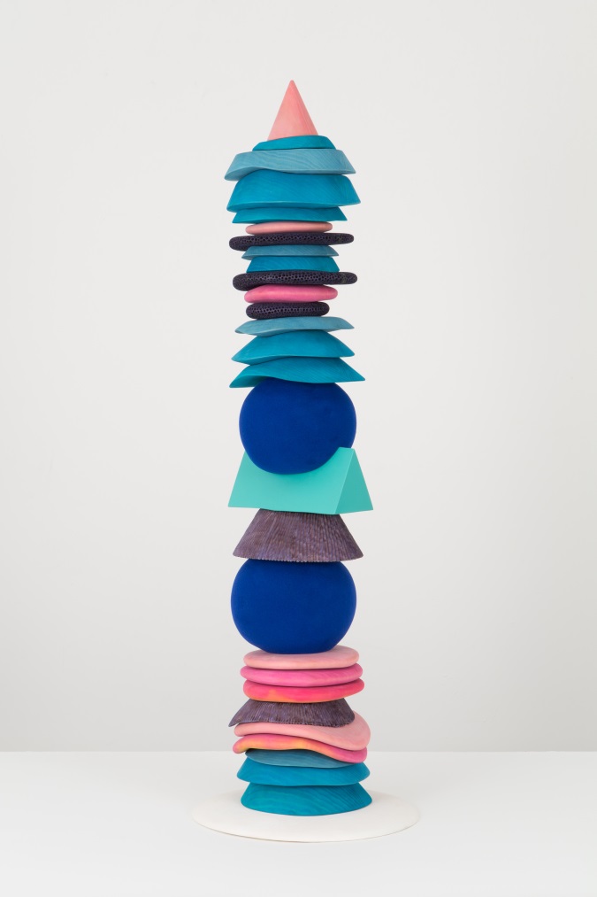 Matthew Ronay, Cairn Column Wand, 2015.