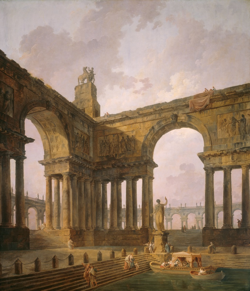 Hubert Robert, The Landing Place, 1787/88.