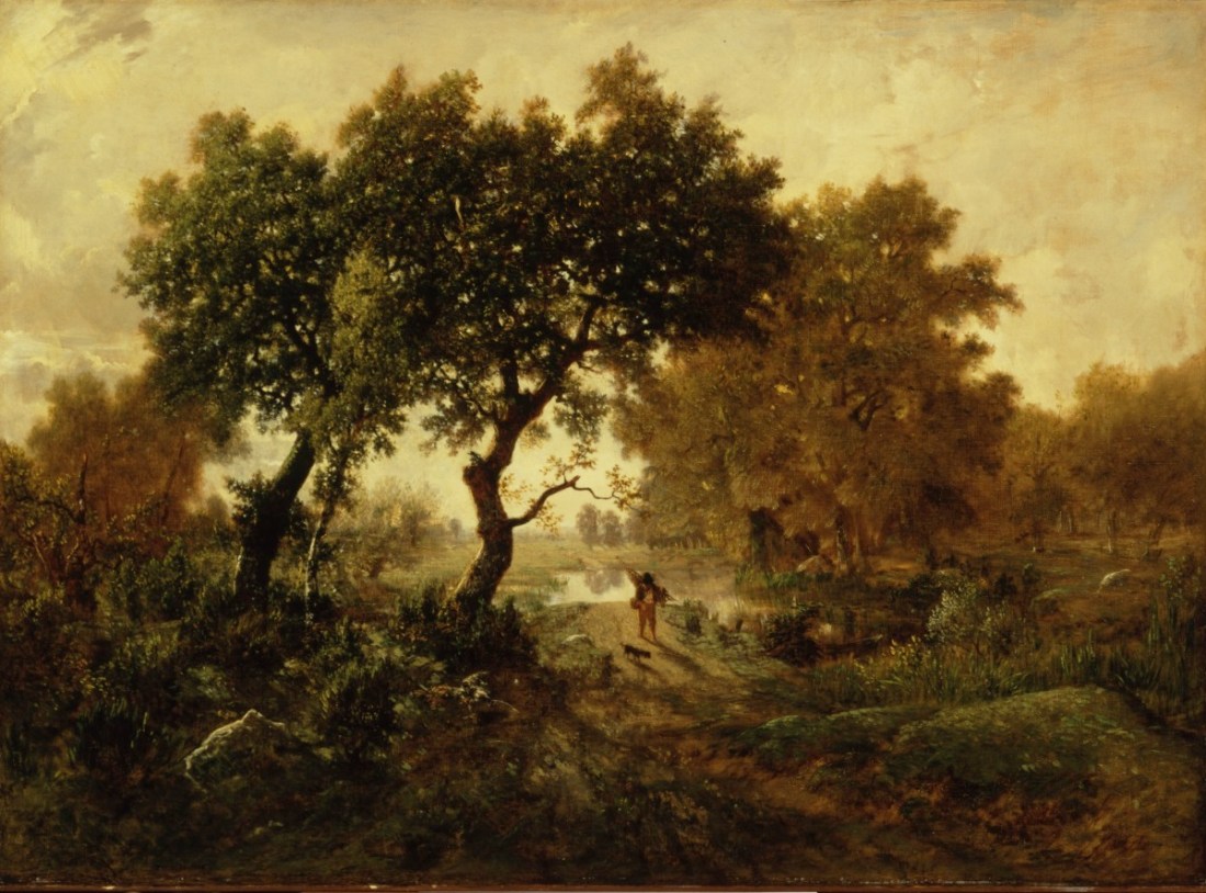 Théodore Rousseau, Morning Effect, 1850.