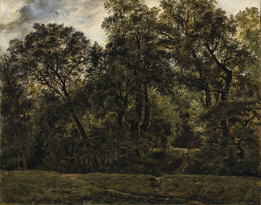 Théodore Rousseau, The Old Parkat St. Cloud,1831-32.
