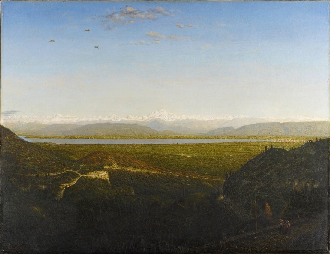 Theodore Rousseau, View of Mont Blanc, 1863-67.