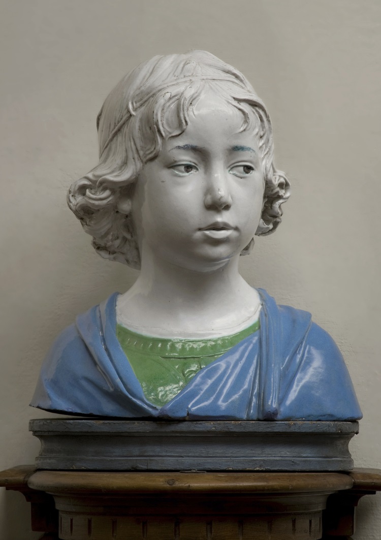 Andrea della Robbia, Bust of a Young Boy, about 1475, Museo Nazionale del Bargello - Florence.