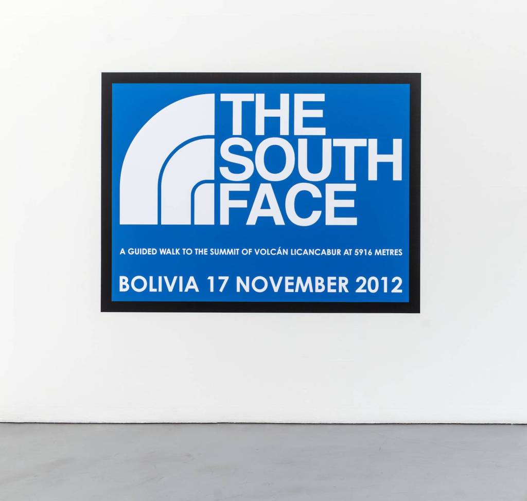 Hamish Fulton, A Guided Walk to the Summit of Volcan Licancabur at 5,916 metres, Bolivia, 17 November 2012, 2012.