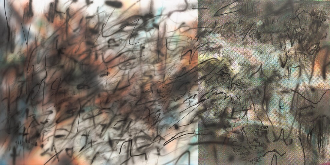 Julie Mehretu, Conjured Parts (Syria), 2016.