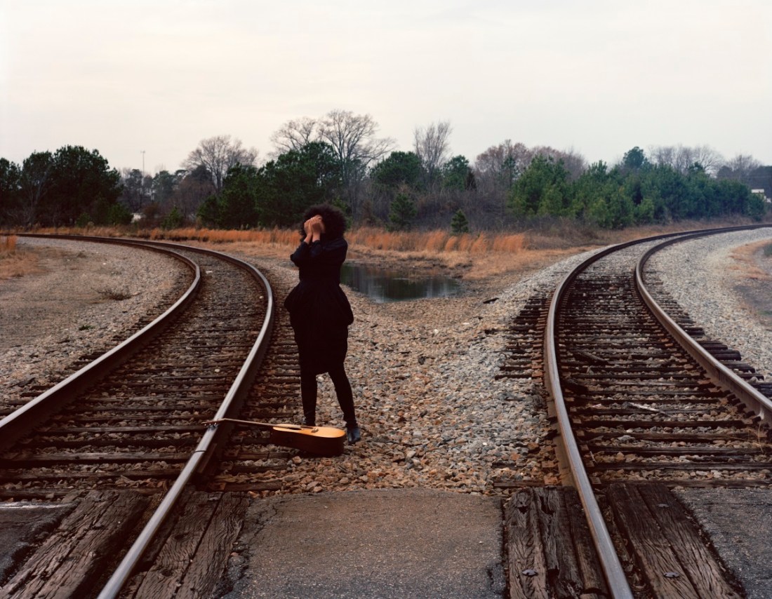 Xaviera Simmons, Session One: Around the Y from the project Thundersnow Road, North Carolina, 2010.