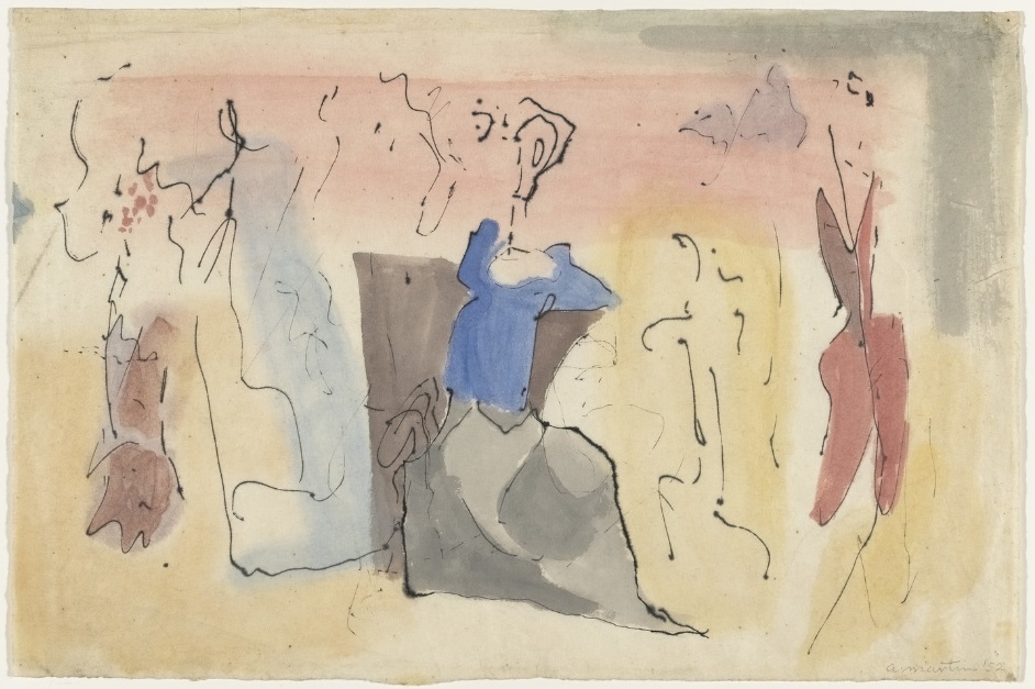 Agnes Martin, Untitled, 1952.