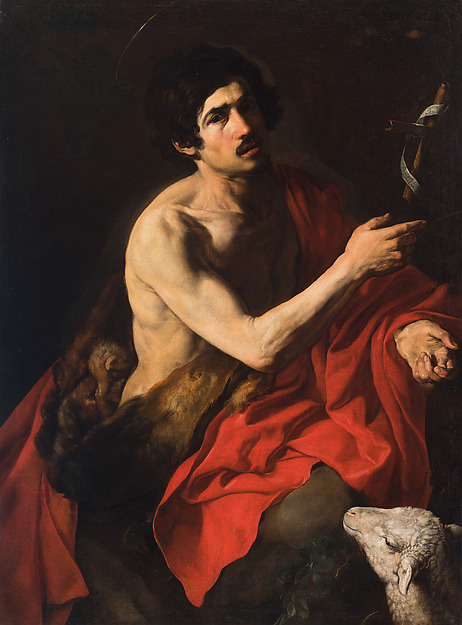 Valentin de Boulogne, Saint John the Baptist, ca. 1613-14.