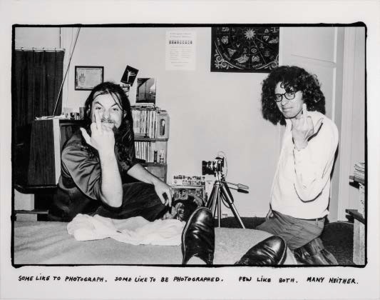 Phel Steinmetz, [Allan Sekula and Fred Lonidier, catalogue frontispiece], 1974.