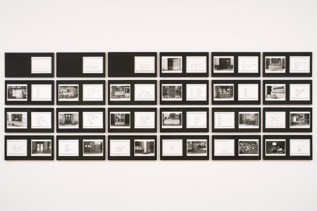 Martha Rosler, The Bowery in two inadequate descriptive systems, 1974-75.