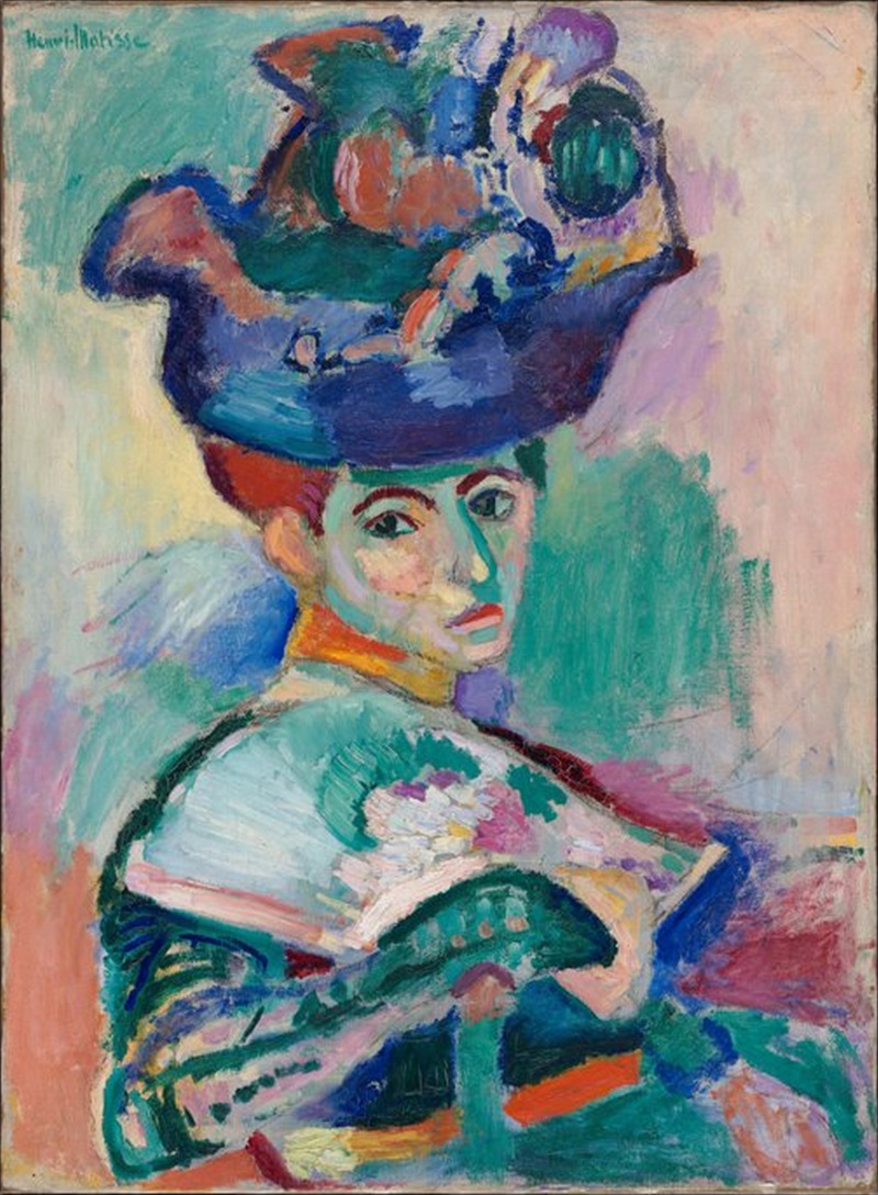 Henri Matisse, Femme au Chapeau, 1905.