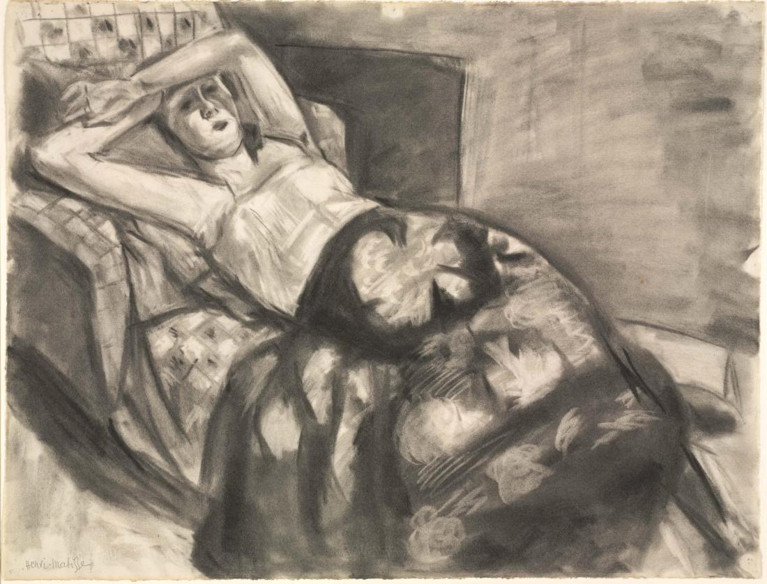Henri Matisse, Reclining Model with a Flowered Robe, ca. 1923-24.