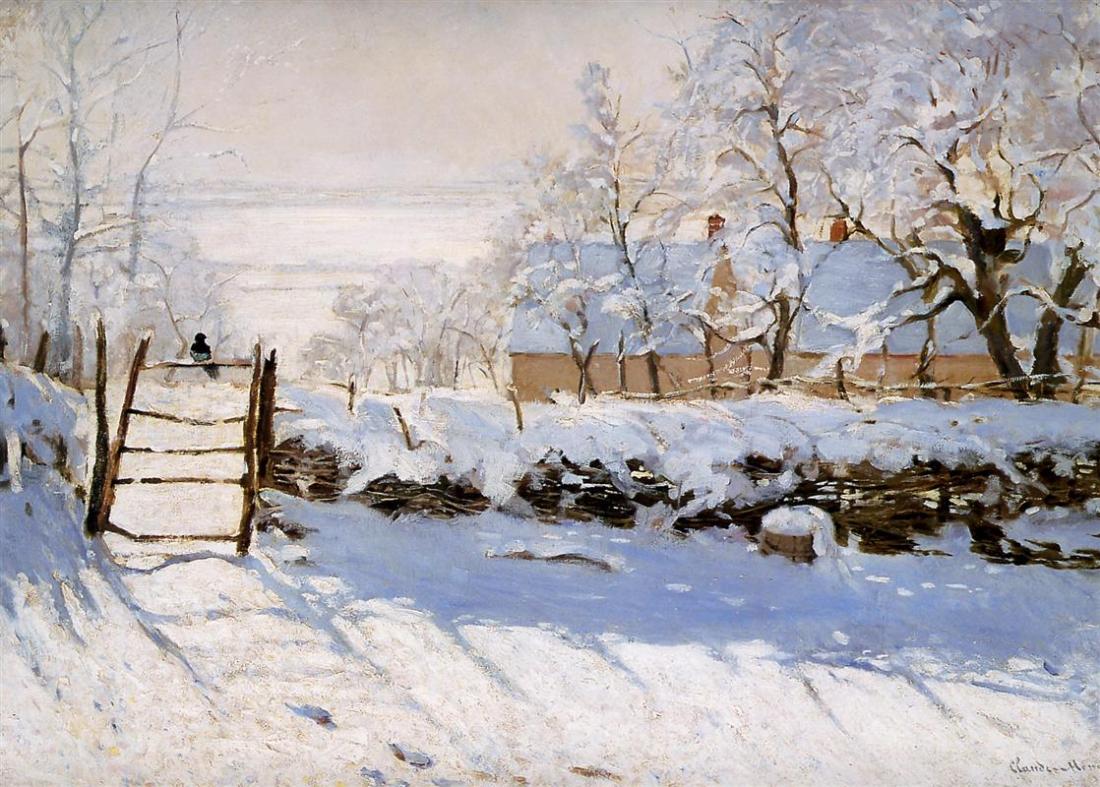 Claude Monet, The Magpie, 1869.